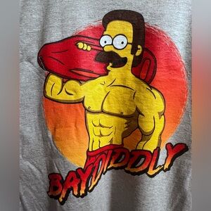 The Simpsons “Baywatch” Baydiddly 2xl tshirt